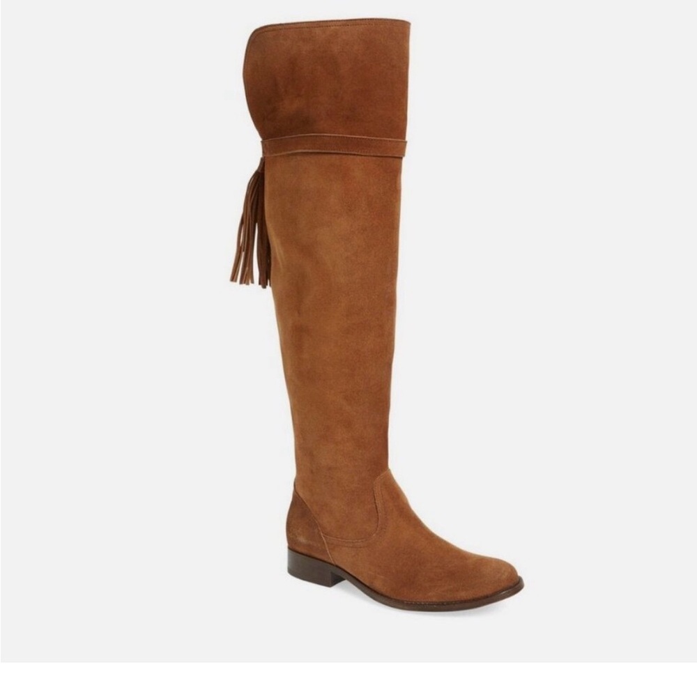 Frye Brown Suede Ankle Boots - Picture 1 of 15